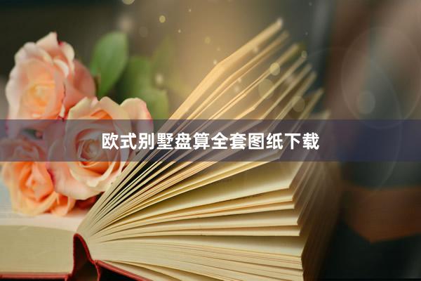 欧式别墅盘算全套图纸下载